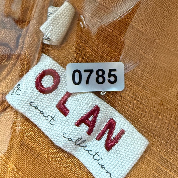 Anthropologie Dolan Tandy Ruffle Top Shirt Burnt Orange Gold Small - Picture 11 of 11